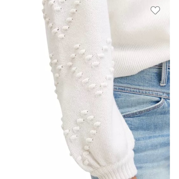 Splendid Smitten puff heart sleeve sweater - Picture 7 of 7